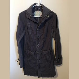 Free People Casual Coat in Blue